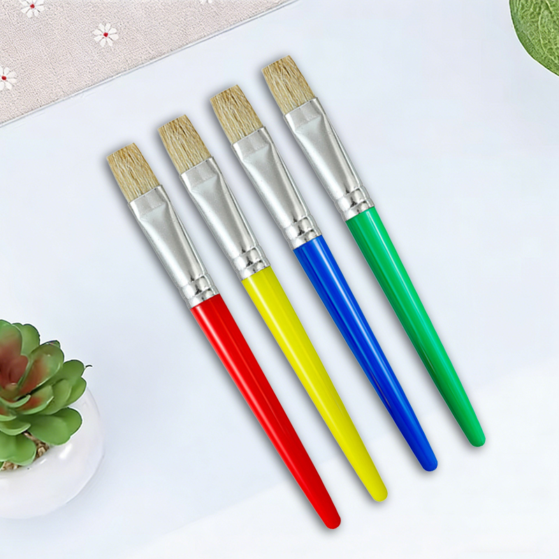Juego de 4 pinceles planos con - Gouache Paint Set reseña y precio