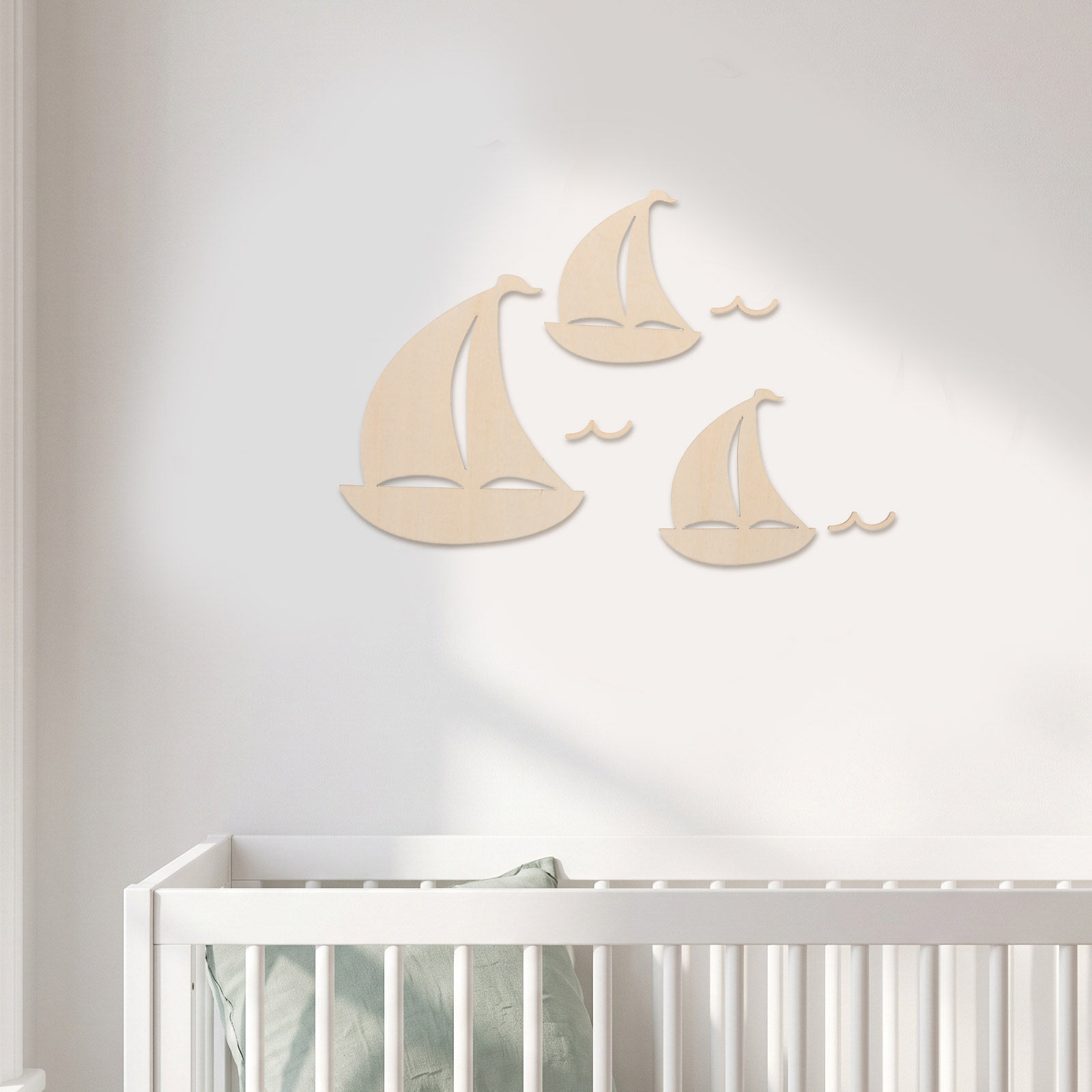 6 piezas de recortes de madera - Art And Craft For Nursery reseña y precio