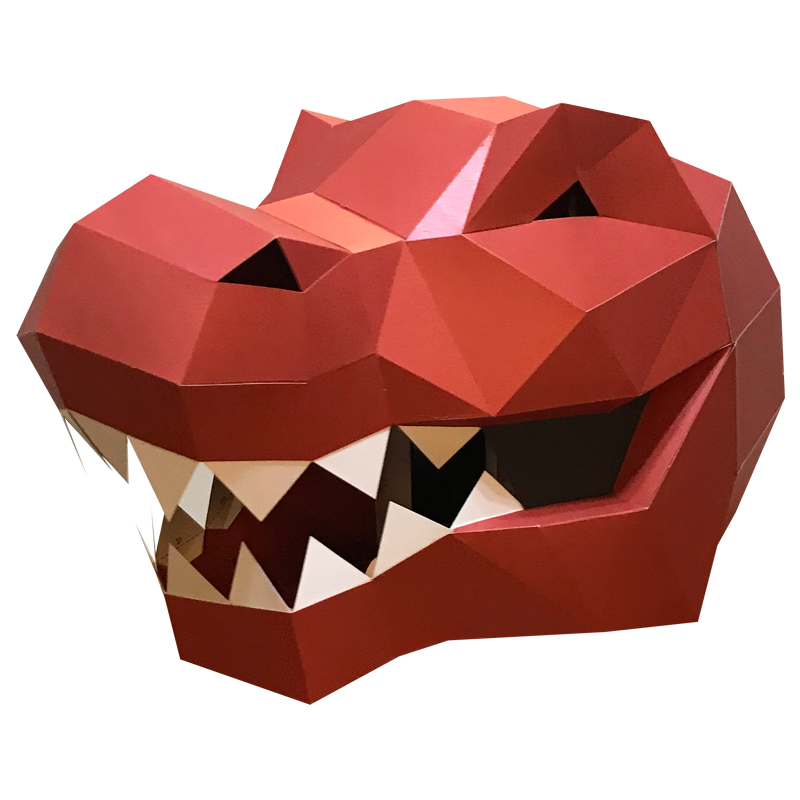Máscara de Animal Tiranosaurio - Art Craft Cardboard reseña y precio