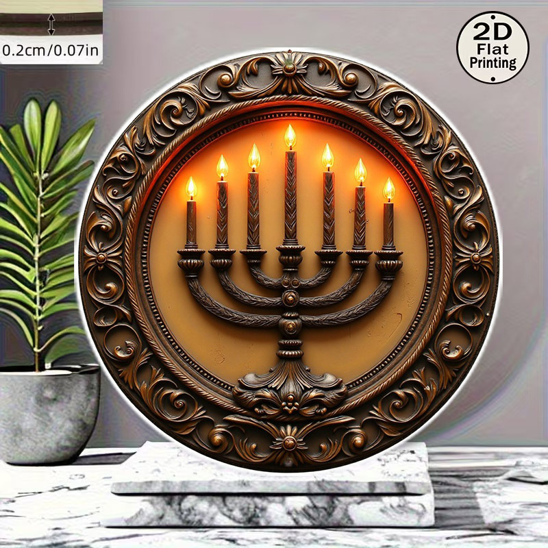 CIFBUY Menorah Vintage de alum - Art & Craft Paper For Kids reseña y precio